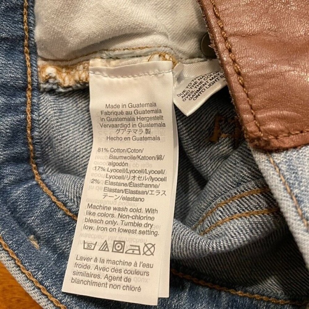 Madewell Classic Straight Jeans M3004 Distressed Medium Wash - Picture 8 of 9